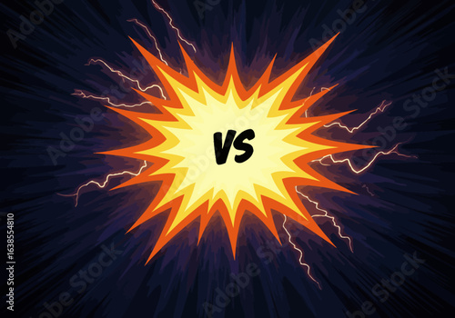 Fiery Versus Burst with Lightning Bolts.