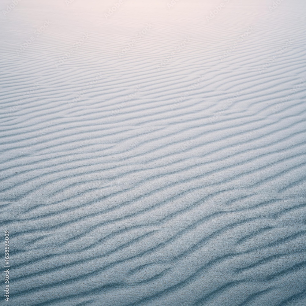 Obraz premium Rippled Blue Sand Dune Texture Background.