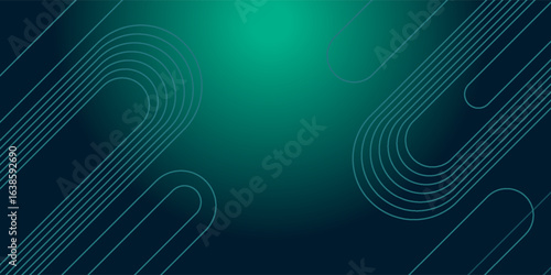 Digital technology speed connect blue green background, cyber nano information, abstract communication, innovation future tech data, internet network connection, Ai big data, line dot illustration