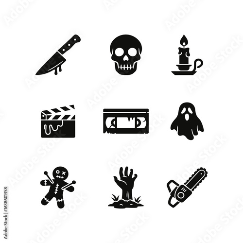 	Horror Icons Set