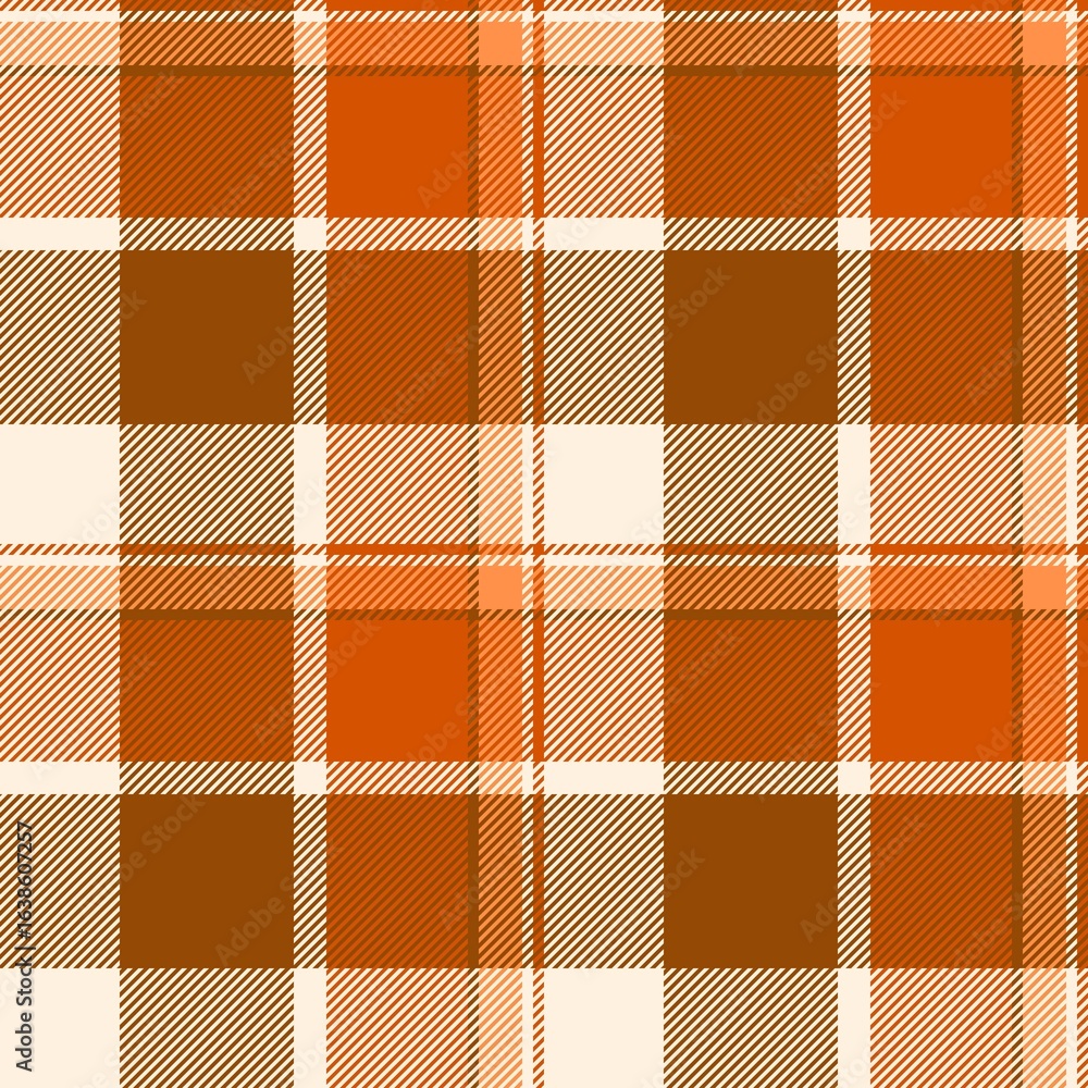 orange plaid fabric, fall flannel seamless texture pattern and background. orange plaid fabric, fall flannel seamless texture pattern and background.