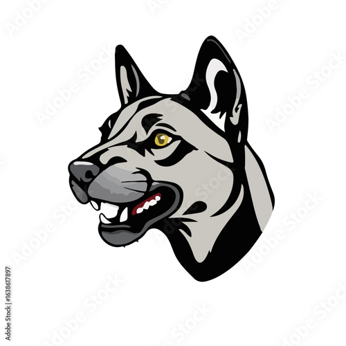 Black Mouth Cur Animal Icon