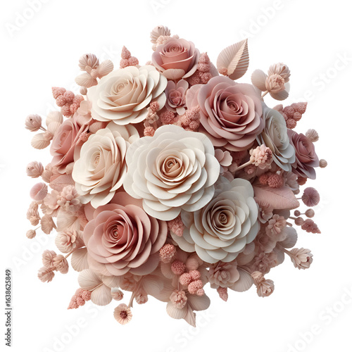 bouquet of pink roses