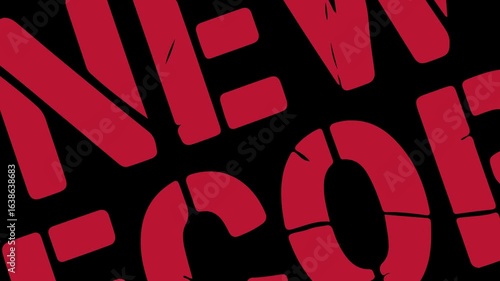New Record Announcement with Red Stamp Effect Over Green Screen Background for Creative Video Editing