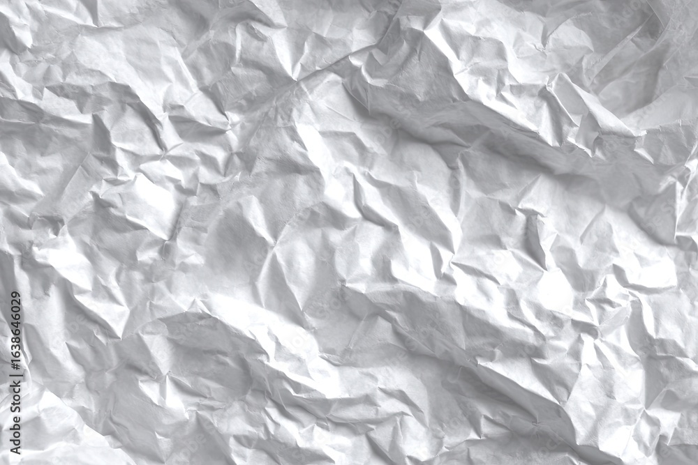 Obraz premium Crumpled white paper texture (11)