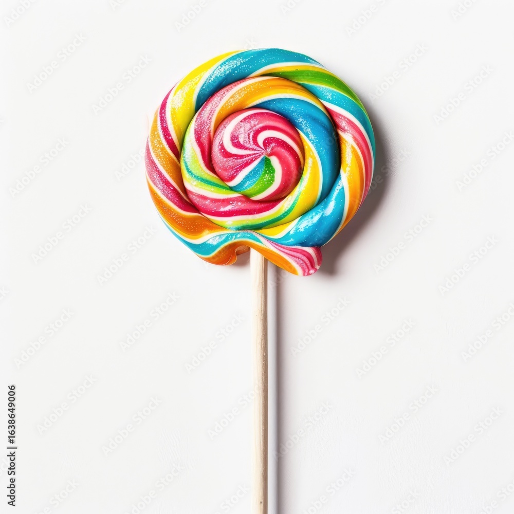 custom made wallpaper toronto digitalColorful swirl lollipop on stick