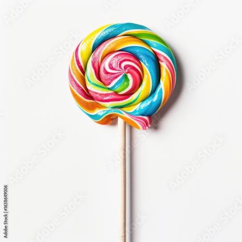 Wallpaper Mural Colorful swirl lollipop on stick Torontodigital.ca