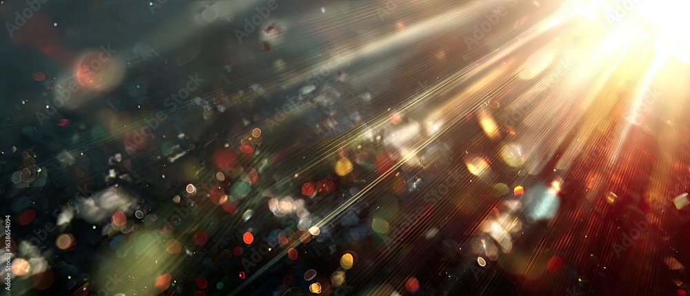 Obraz premium Abstract light display