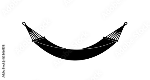 Object find the perfect hammock for relaxation and outdoor lounging a comfortable swing bed for summer days vector