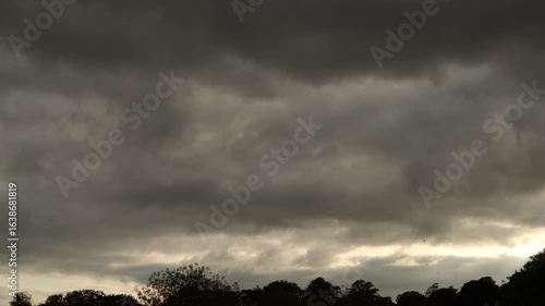 Dark Stormy Clouds - Time-Lapse