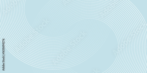 Modern abstract background. Glossy white gradient circle lines. Minimal geometric pattern. Simple graphic elements. Futuristic concept. Suitable for cover, poster, banner, brochure, eps10.