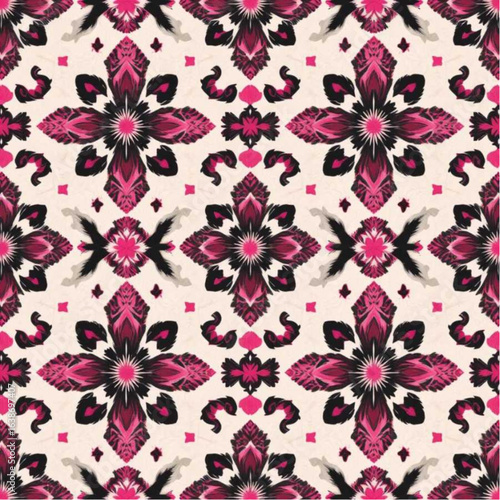 Vector illustration of Indonesian art, batik
