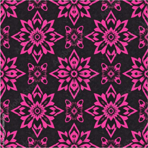 Vector illustration of Indonesian art, batik