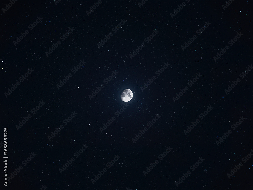 Fototapeta premium moon and stars