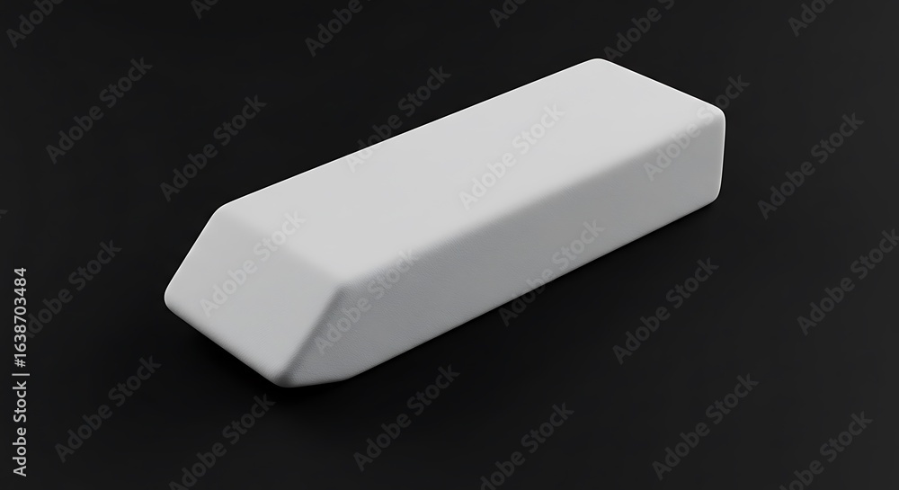 A clean blackboard eraser A clean blackboard eraser