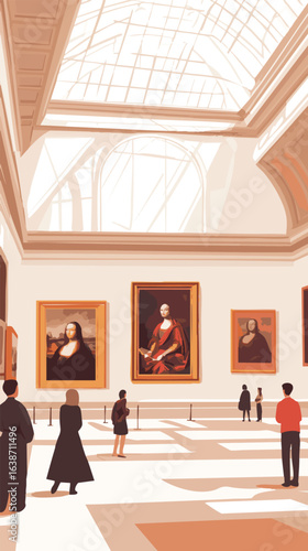 vector art gallery museum