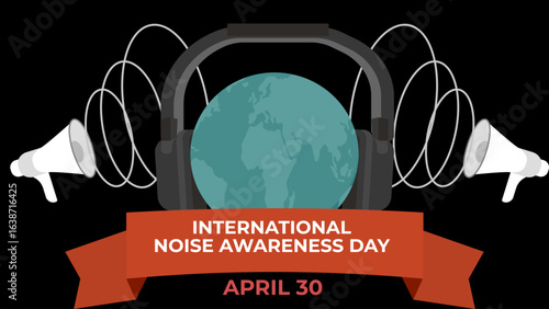 International noise awareness day flyer