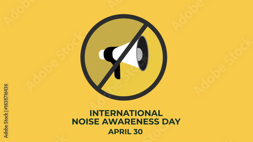 International noise awareness day flyer