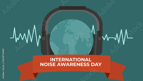 International noise awareness day flyer