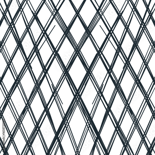 A grid texture with intersecting hatched lines.