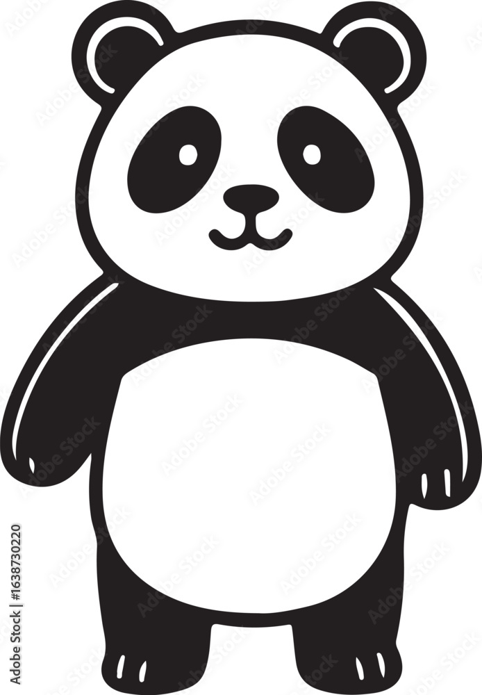 Fototapeta premium panda vector illustrations.