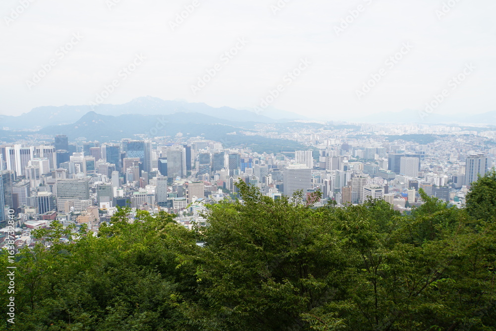 Obraz premium view from Namsan - Seoul, Korea