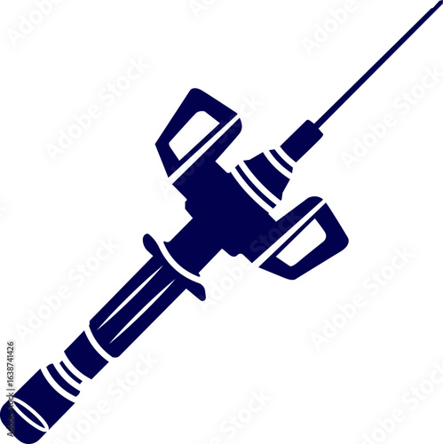 Silhouette vector of a cannula. intravenous cannula. IV Cannula Medical Needle Vector - Intravenous Catheter for Infusion. Flue injection