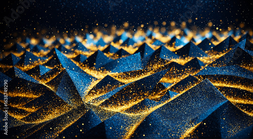 abstract digital landscape ...