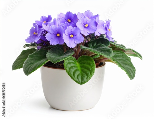Wallpaper Mural Professional studio photograph of a blooming African violet (Saintpaulia) Torontodigital.ca