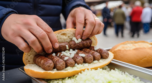 Traditional Bosnia & Herzegovina Food: Authentic Ćevapi from Sarajevo - Editorial Food Photography of Cultural Cuisine