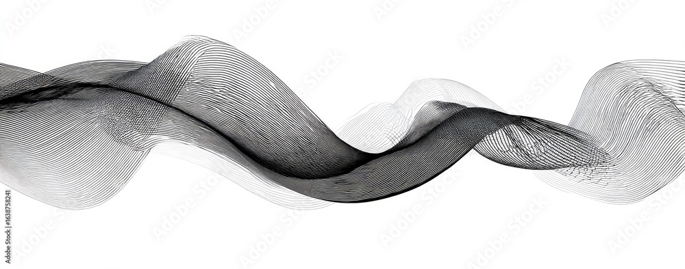 Obraz premium Abstract flowing design