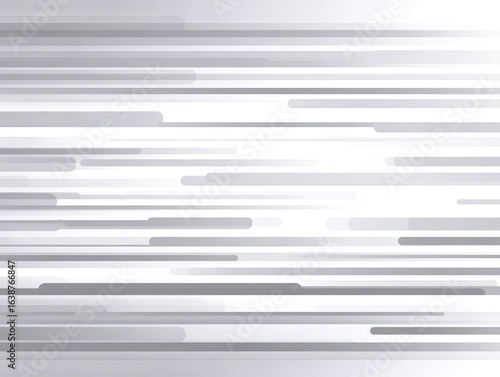 Abstract horizontal gray and white lines