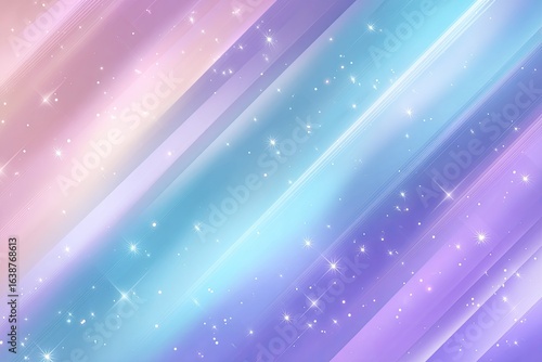 Pastel diagonal stripes with sparkly highlights