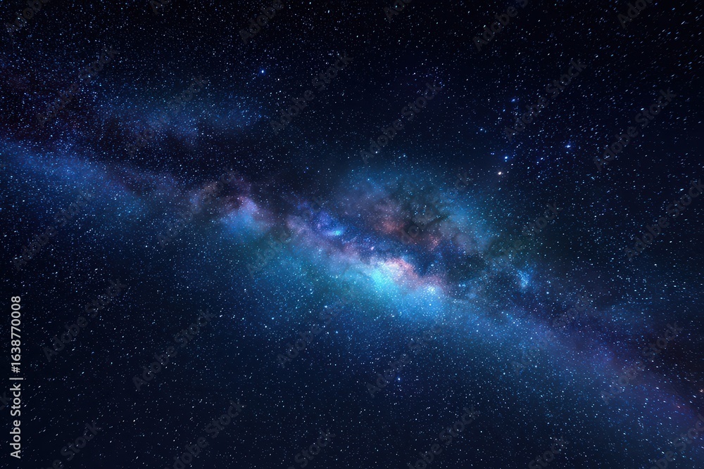 Fototapeta premium Stunning Milky Way Galaxy View at Night