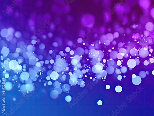 Abstract bokeh background with vibrant, swirling lights