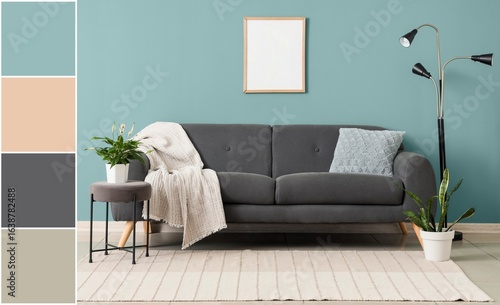 Interior of stylish living ...