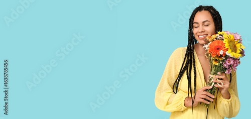 Beautiful young African-Ame...