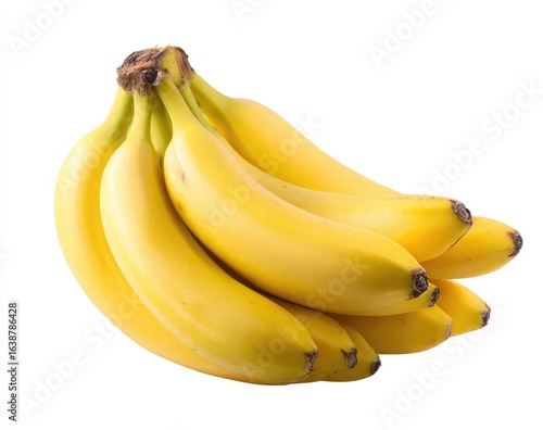 Bunch of ripe yellow bananas