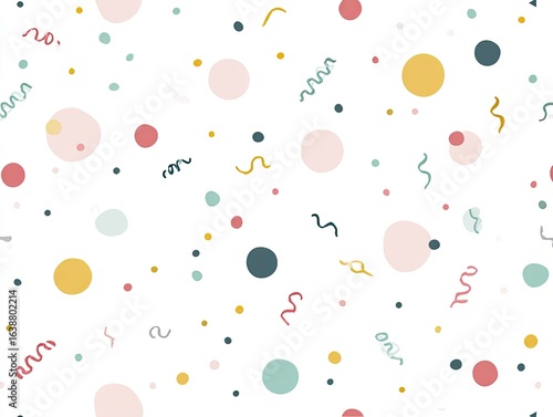 Abstract confetti pattern