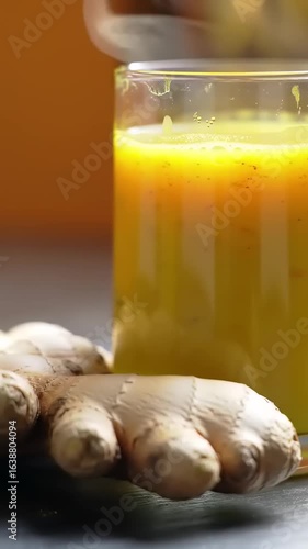 Golden Turmeric Ginger Drink.