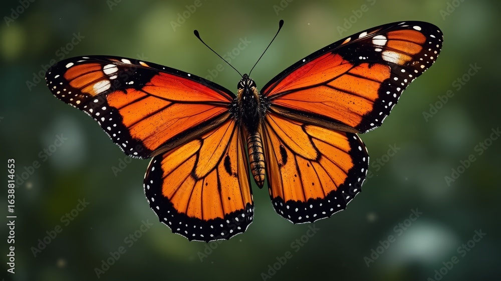 Fototapeta premium Elegant Viceroy Butterfly, Delicate Wings