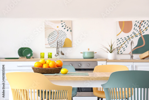 Interior of stylish kitchen...