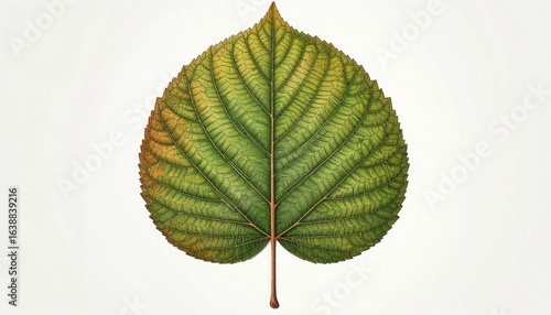 Detailed Autumn Leaf Illustration