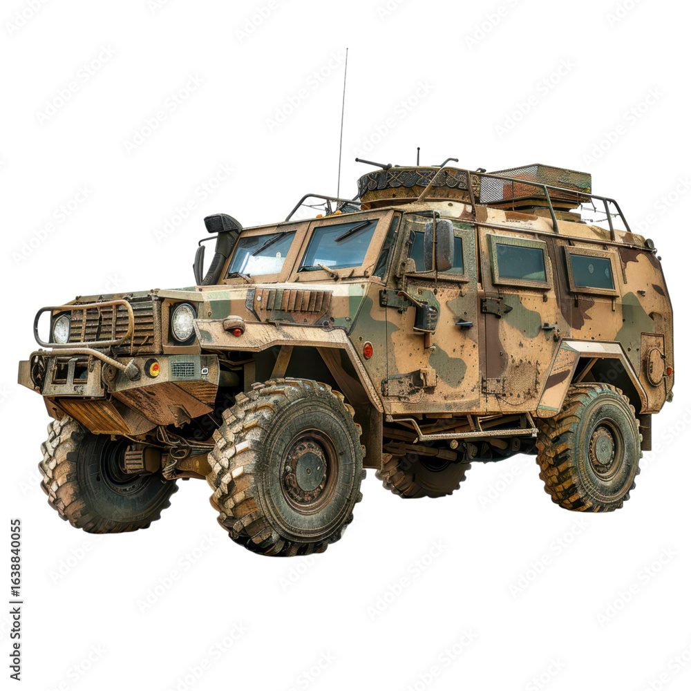 Military Tactical Vehicle with Camouflage Pattern for Defense Use Military Tactical Vehicle with Camouflage Pattern for Defense Use