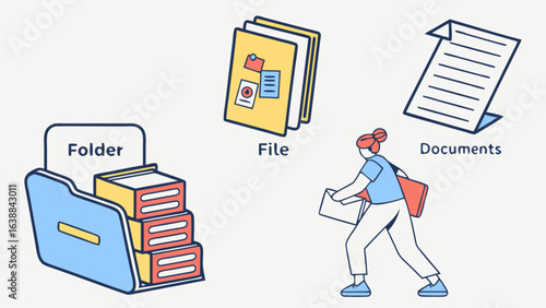 Organize your files folders and documents with this folder file management system for optimal workflow efficiency