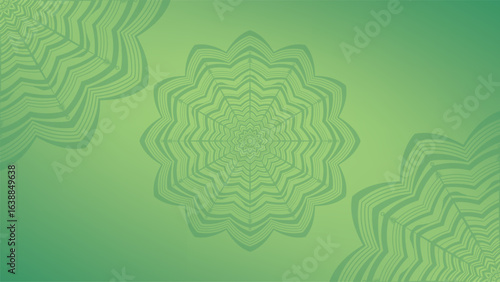 Round mandala on colorfull gradient background. Translucent mesh pattern in the form of a mandala. Mandala with floral patterns. Pastel Yoga template. Gradient background with round mandala.Vishal