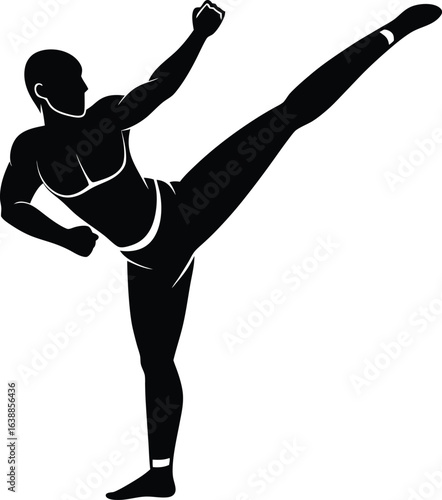 fitness man doing flutter kicks on white backgroun.eps