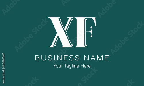 XF X xf initial logo | initial based abstract modern minimal creative logo, vector template image. luxury logotype logo, real estate homie logo. typography logo. initials logo