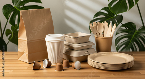 Sustainable Food Packaging: Eco-Friendly Table Setting