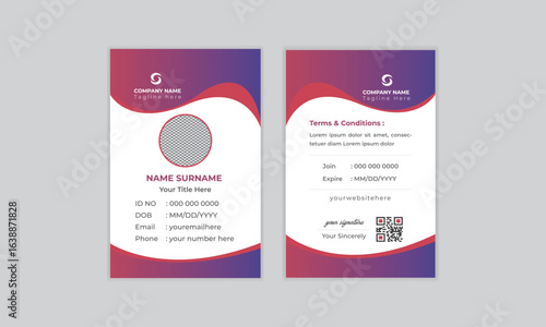 Creative ID Card Design Template (Unique ID card Design)